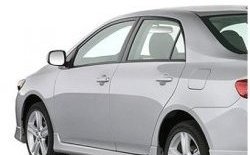 7 399 р. Пороги накладки CT Toyota Corolla E150 седан рестайлинг (2009-2013) (Неокрашенные)  с доставкой в г. Вологда. Увеличить фотографию 2