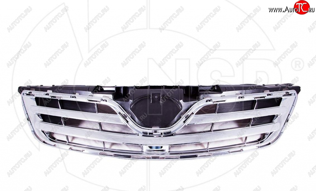 4 189 р. Решетка радиатора NSP.  Toyota Corolla  E150 (2009-2013) седан рестайлинг (Неокрашенная)  с доставкой в г. Вологда