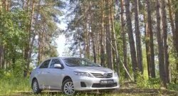 1 279 р. Реснички на фары RA Toyota Corolla E140 седан рестайлинг (2009-2013) (Неокрашенные)  с доставкой в г. Вологда. Увеличить фотографию 2