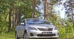 1 279 р. Реснички на фары RA Toyota Corolla E140 седан рестайлинг (2009-2013) (Неокрашенные)  с доставкой в г. Вологда. Увеличить фотографию 3