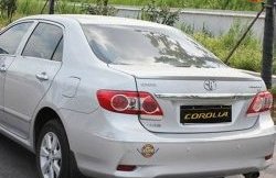 3 399 р. Лип спойлер АВТОКРАТ Toyota Corolla E150 седан рестайлинг (2009-2013) (Неокрашенный)  с доставкой в г. Вологда. Увеличить фотографию 2