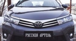 1 329 р. Реснички на фары RA Toyota Corolla E180 дорестайлинг (2013-2016) (Неокрашенные)  с доставкой в г. Вологда. Увеличить фотографию 3