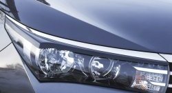 Реснички на фары RA Toyota Corolla E180 дорестайлинг (2013-2016)