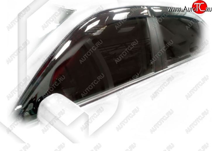 1 999 р. Дефлектора окон CA-Plastic  Toyota Corolla Axio  (E160) седан (2012-2016) дорестайлинг (Classic полупрозрачный, Без хром.молдинга)  с доставкой в г. Вологда