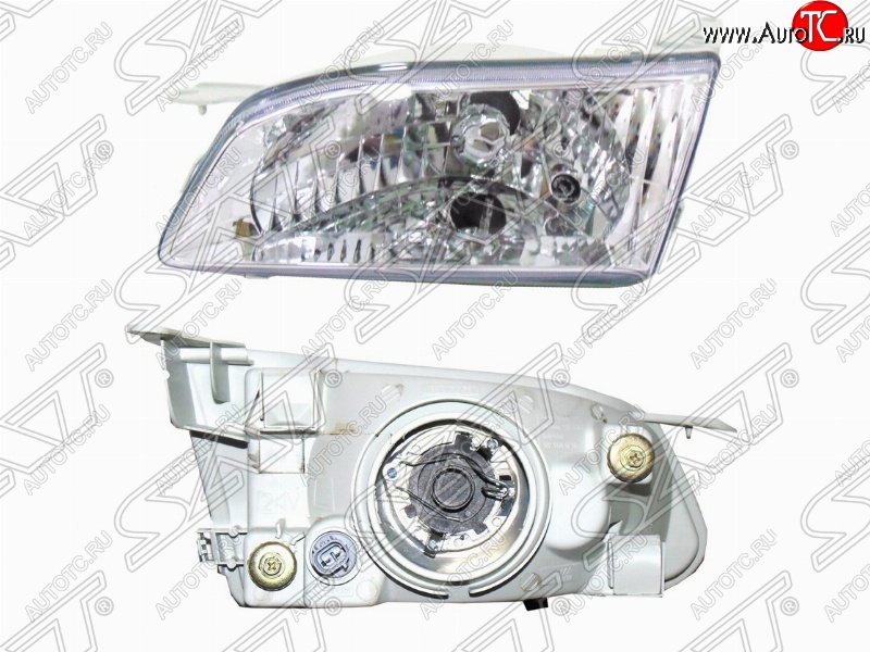 2 179 р. Правая фара SAT (хрусталь) Toyota Corolla E110 универсал дорестайлинг (1997-2000)  с доставкой в г. Вологда