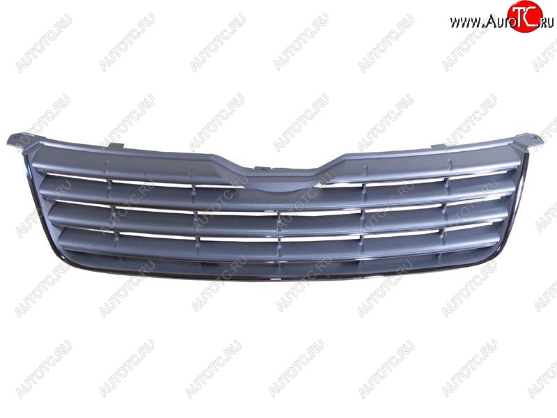 3 799 р. Решётка радиатора (с хромом) SAT Toyota Corolla E120 седан рестайлинг (2004-2007) (Неокрашенная)  с доставкой в г. Вологда