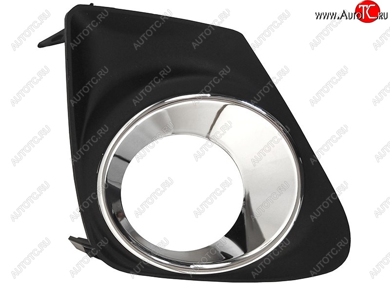 339 р. Левая вставка в бампер под ПТФ (хром) SAT  Toyota Corolla  E150 (2009-2013) седан рестайлинг  с доставкой в г. Вологда