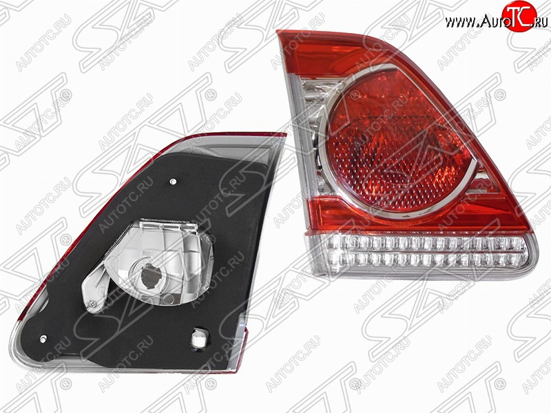 929 р. Левый фонарь SAT (внутренний)  Toyota Corolla  E150 (2009-2013) седан рестайлинг  с доставкой в г. Вологда