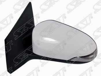 Левое боковое зеркало заднего вида SAT (обогрев, поворот, 7 контактов) Toyota Corolla E180 рестайлинг (2016-2019)