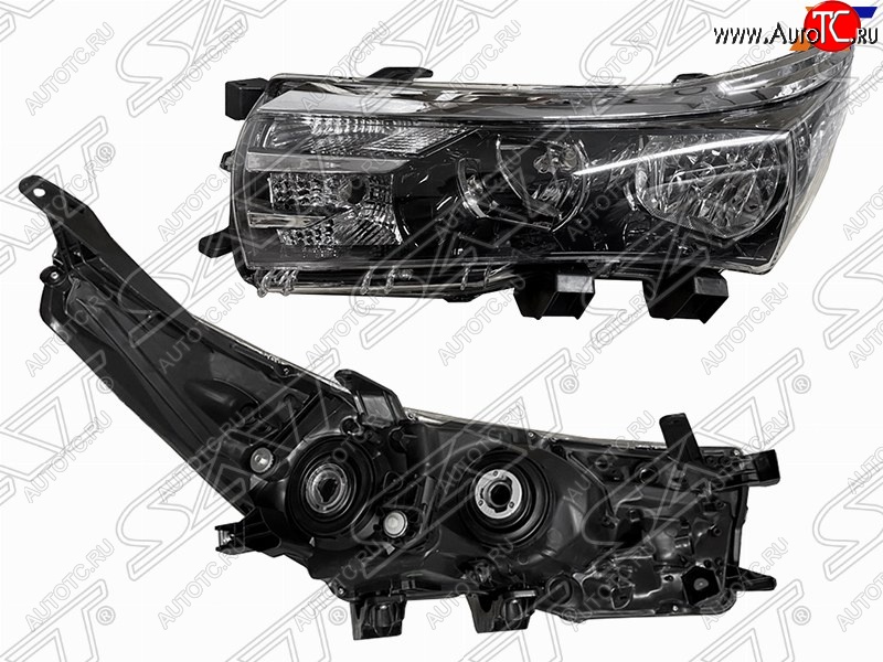 7 549 р. Левая фара SAT (галоген, без ДХО) Toyota Corolla E180 дорестайлинг (2013-2016)  с доставкой в г. Вологда