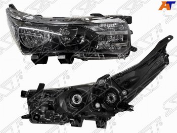 Правая фара SAT (галоген, без ДХО) Toyota Corolla E180 дорестайлинг (2013-2016)
