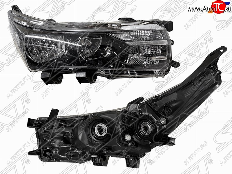 7 549 р. Правая фара SAT (галоген, без ДХО) Toyota Corolla E180 дорестайлинг (2013-2016)  с доставкой в г. Вологда