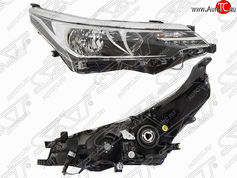 8 449 р. Правая фара передняя SAT (с электрокорректором) Toyota Corolla E180 дорестайлинг (2013-2016)  с доставкой в г. Вологда