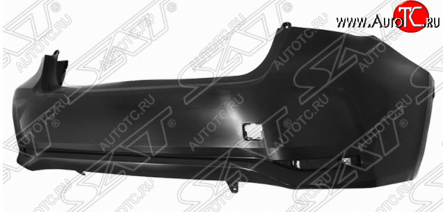 4 749 р. Задний бампер SAT  Toyota Corolla  E210 (2018-2022) седан дорестайлинг (Неокрашенный)  с доставкой в г. Вологда