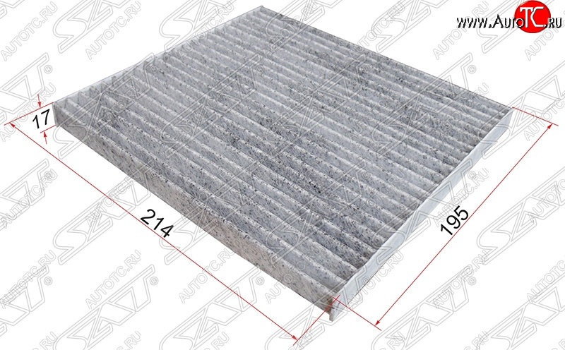 226 р. Фильтр салона SAT  Lifan Solano (2010-2025), Toyota Corolla Fielder  E120 (2000-2006), Toyota Funcargo (2002-2005), Toyota Ist  XP60 (2001-2005), Toyota Platz ( рестайлинг) (1999-2005), Toyota RAV4  CA20 (2000-2003), Toyota Vitz  XP10 (1998-2001) (Угольный)  с доставкой в г. Вологда