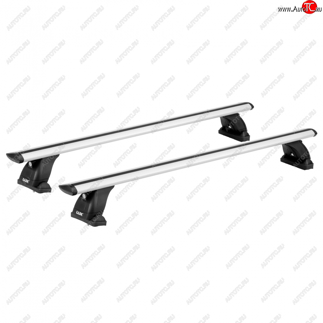 12 379 р. Багажник на крышу без рейлингов сборе LUX  Toyota Corolla Fielder  E160 (2012-2025) универсал дорестайлинг, универсал 2-ой рестайлинг (дуги аэро-трэвэл 110 см, с замком, серебро)  с доставкой в г. Вологда