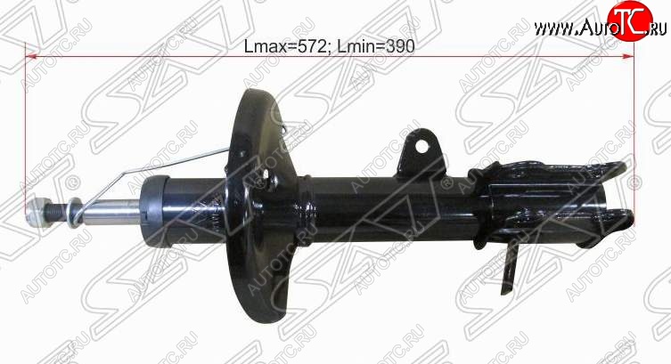 3 399 р. Правый амортизатор задний SAT Toyota Sprinter E110 дорестайлинг седан (1995-1997)  с доставкой в г. Вологда