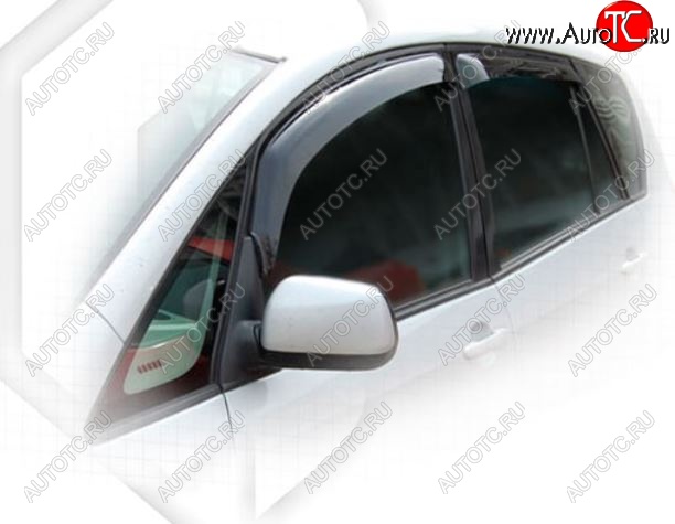 1 999 р. Дефлектора окон CA-Plastic  Toyota Corolla Verso  Е120 (2001-2004) (Classic полупрозрачный, Без хром.молдинга)  с доставкой в г. Вологда