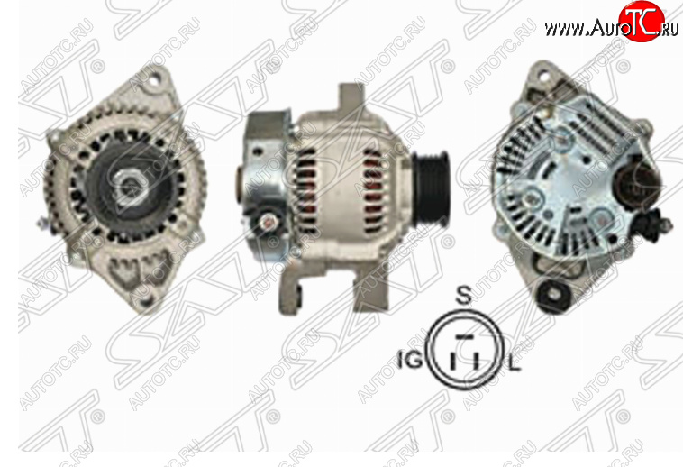 8 499 р. Генератор SAT (12V/70A, 5AFE)  Toyota Corolla Levin  EA100 - Sprinter  E100  с доставкой в г. Вологда