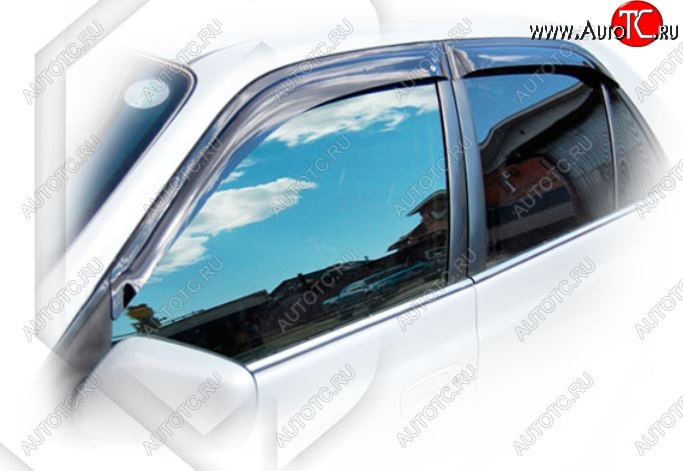 1 999 р. Дефлектора окон CA-Plastic  Toyota Corona Premio  T210 (1996-1997) дорестайлинг (Classic полупрозрачный, Без хром.молдинга, Крепление только на скотч)  с доставкой в г. Вологда