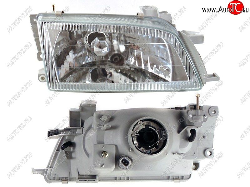 2 369 р. Правая фара (хрусталь) SAT Toyota Corona T190 седан дорестайлинг (1992-1994)  с доставкой в г. Вологда