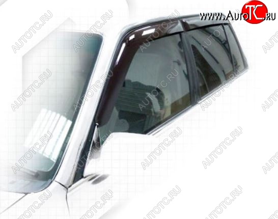 1 999 р. Дефлектора окон CA-Plastic (увеличенная задняя дверь)  Toyota Crown  XS10 (1995-2017) седан (Classic полупрозрачный, Без хром.молдинга)  с доставкой в г. Вологда