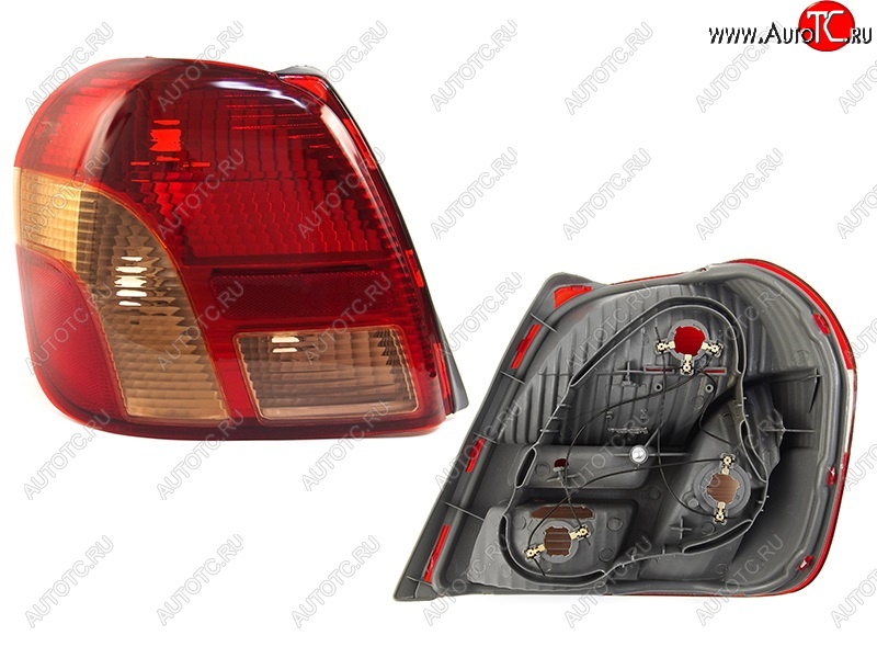 2 969 р. Левый фонарь SAT Toyota Echo XP10 седан дорестайлинг (1999-2002)  с доставкой в г. Вологда