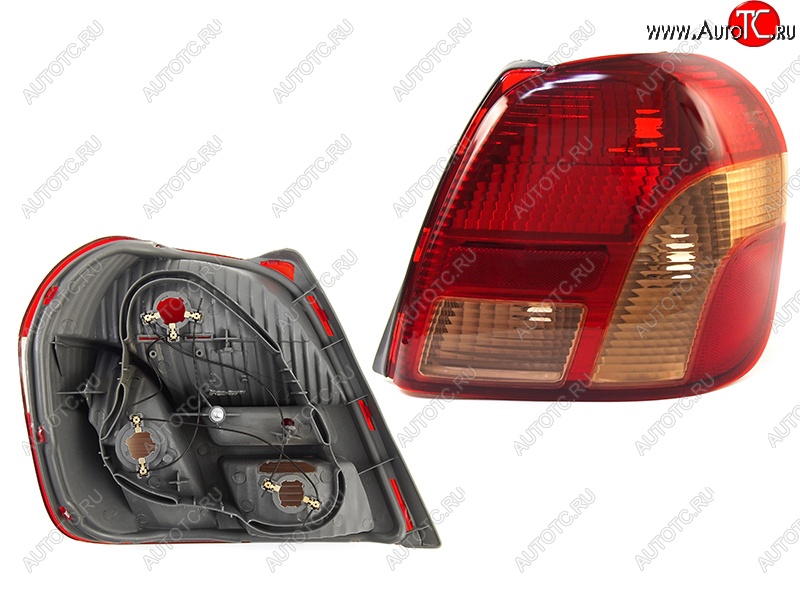 2 969 р. Правый фонарь SAT Toyota Echo XP10 седан дорестайлинг (1999-2002)  с доставкой в г. Вологда