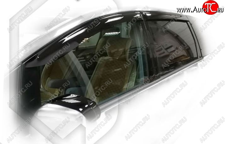 2 079 р. Дефлектора окон CA-Plastic  Toyota Estima  AHR10,XR30, XR40 (2000-2006) (Classic полупрозрачный, Без хром.молдинга)  с доставкой в г. Вологда