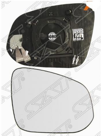 1 069 р. Правое полотно зеркала SAT (сферическое с обогревом) Toyota RAV4 XA40 5 дв. дорестайлинг (2012-2015)  с доставкой в г. Вологда. Увеличить фотографию 1