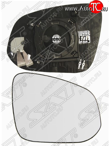 1 069 р. Правое полотно зеркала SAT (сферическое с обогревом) Toyota RAV4 XA40 5 дв. дорестайлинг (2012-2015)  с доставкой в г. Вологда