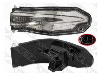 1 599 р. Правый указатель поворота в зеркало SAT Toyota 4Runner N280 рестайлинг (2013-2025)  с доставкой в г. Вологда. Увеличить фотографию 1