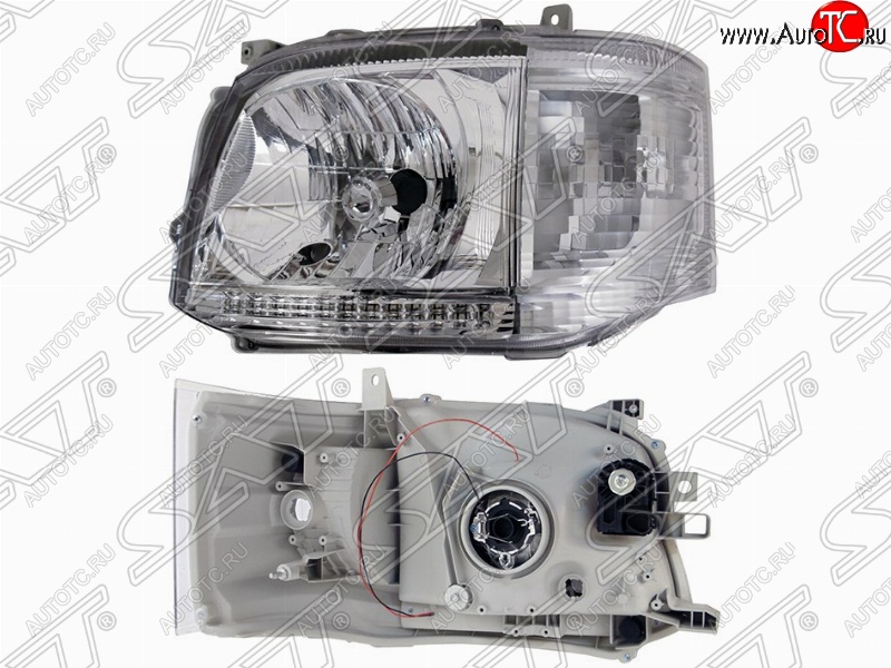 14 299 р. Левая фара передняя SAT (ДХО) Toyota Hiace H200 минивэн (Япония) 2-ой рестайлинг (2010-2013)  с доставкой в г. Вологда