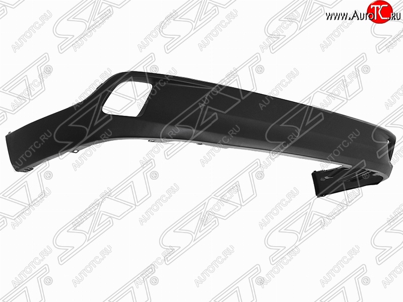 4 289 р. Накладка на задний бампер SAT Toyota Highlander XU50 дорестайлинг (2013-2017) (Неокрашенная)  с доставкой в г. Вологда