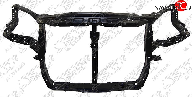 10 299 р. Рамка радиатора (телевизор) SAT Toyota Highlander XU50 дорестайлинг (2013-2017) (Неокрашенная)  с доставкой в г. Вологда