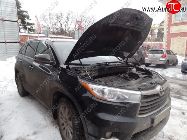 2 199 р. Газовые упоры капота Berkut Toyota Highlander XU50 дорестайлинг (2013-2017)  с доставкой в г. Вологда