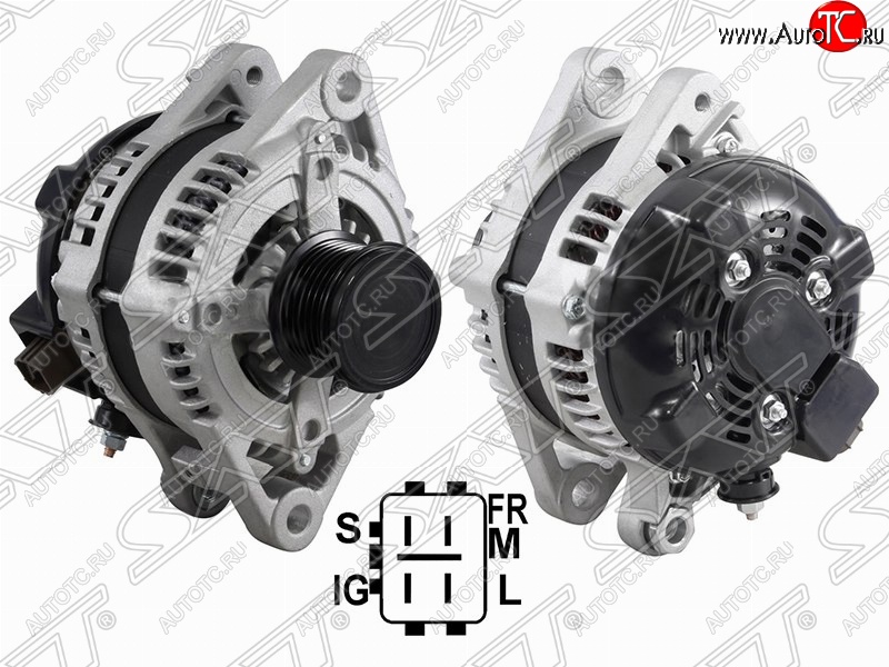 13 699 р. Генератор (150A/ 12V) (2GRFE) SAT Toyota Venza GV10 дорестайлинг (2008-2012)  с доставкой в г. Вологда