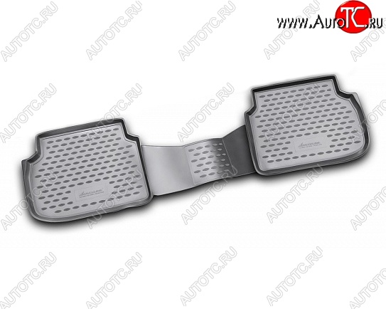 1 469 р. Коврики в салон (3-й ряд) Element-Autofamily 1 шт. (полиуретан) Toyota Highlander XU50 дорестайлинг (2013-2017)  с доставкой в г. Вологда