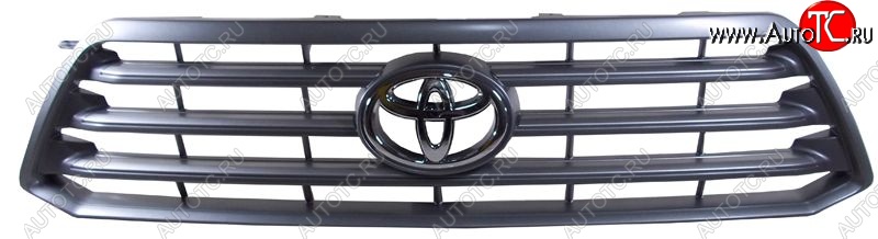 5 199 р. Решётка радиатора SAT  Toyota Highlander  XU40 (2007-2010) дорестайлинг (Неокрашенная)  с доставкой в г. Вологда