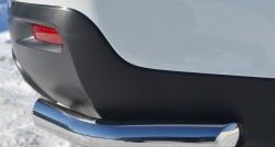 13 949 р. Защита заднего бампера (Ø63 мм уголки, нержавейка) SLITKOFF Toyota Highlander XU40 рестайлинг (2010-2013)  с доставкой в г. Вологда. Увеличить фотографию 3