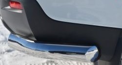 11 299 р. Защита заднего бампера (Ø76 мм уголки, нержавейка) SLITKOFF Toyota Highlander XU40 рестайлинг (2010-2013)  с доставкой в г. Вологда. Увеличить фотографию 3