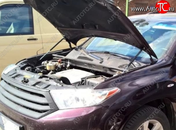 2 199 р. Газовые упоры капота Berkut Toyota Highlander XU40 дорестайлинг (2007-2010)  с доставкой в г. Вологда
