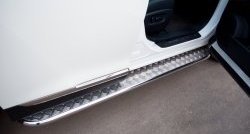 24 649 р. Широкая защита порогов SLITKOFF Toyota Highlander XU40 рестайлинг (2010-2013)  с доставкой в г. Вологда. Увеличить фотографию 4