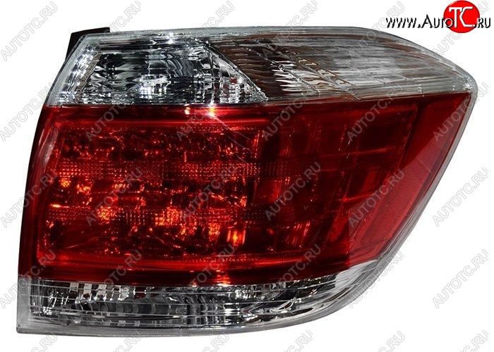 4 999 р. Правый фонарь SAT Toyota Highlander XU40 рестайлинг (2010-2013)  с доставкой в г. Вологда