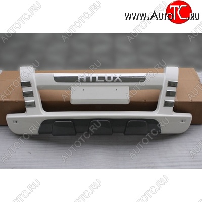6 999 р. Накладка на передний бампер Original Design Toyota Hilux AN120 дорестайлинг (2016-2020) (Неокрашенная)  с доставкой в г. Вологда