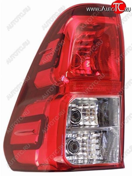 2 399 р. Левый фонарь SAT Toyota Hilux AN120 дорестайлинг (2016-2020)  с доставкой в г. Вологда