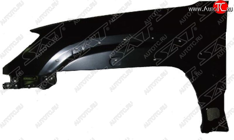2 599 р. Переднее левое крыло SAT Toyota Hilux Surf N210 дорестайлинг (2002-2005) (Неокрашенное)  с доставкой в г. Вологда