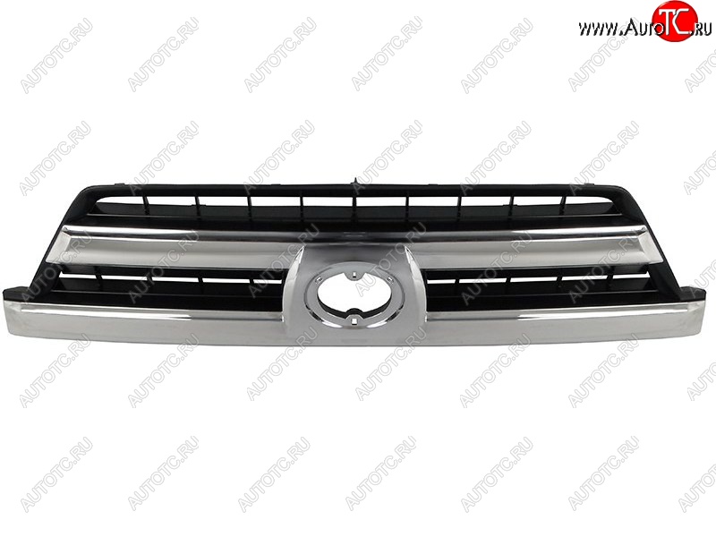 8 799 р. Решётка радиатора (черная с хромом) SAT Toyota Hilux Surf N210 дорестайлинг (2002-2005)  с доставкой в г. Вологда