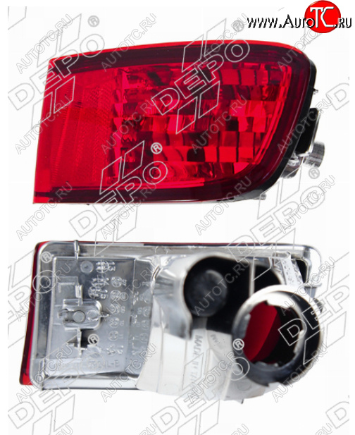 1 599 р. Правый фонарь в задний бампер DEPO Toyota Hilux Surf N210 дорестайлинг (2002-2005)  с доставкой в г. Вологда