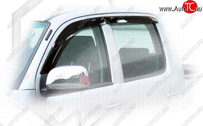 2 099 р. Дефлектора окон CA-Plastiс Toyota Hilux AN10,AN20 дорестайлинг (2004-2008) (Classic полупрозрачный, Без хром.молдинга) с доставкой в г. Вологда Увеличить фотографию 1 2 099 р. Дефлектора окон CA-Plastiс Toyota Hilux AN10,AN20 дорестайлинг (2004-2008) (Classic полупрозрачный, Без хром.молдинга) с доставкой в г. Вологда